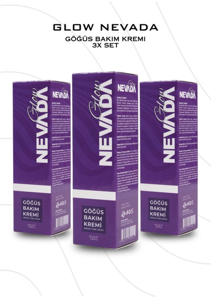 Göğüs Bakım Kremi 100 ml 3'lü Set