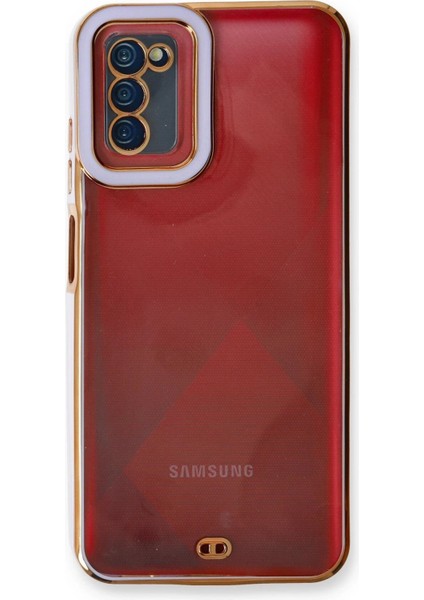 Newface Samsung Galaxy A03S Kılıf Liva Lens Silikon - Lila modelleri