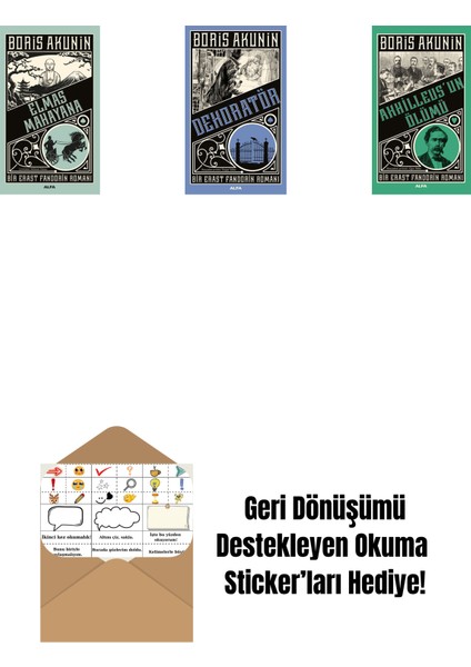 Elmas Mahayana + Dekoratör + Ahhilleus’un Ölümü + Okuma Sticker'ları