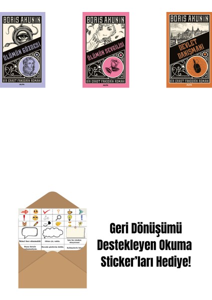 Ölümün Gözdesi + Ölümün Sevgilisi + Devlet Danışmanı + Okuma Sticker'ları