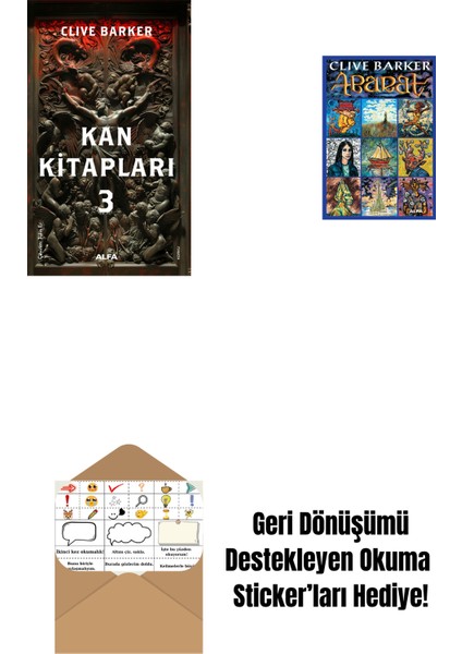 Kan Kitapları 3 + Abarat + Okuma Sticker'ları