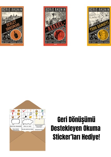 Devlet Danışmanı + Azazel + Türk Gambiti + Okuma Sticker'ları