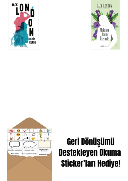 Deniz Kurdu + Makaloa Hasırı Üzerinde + Okuma Sticker'ları