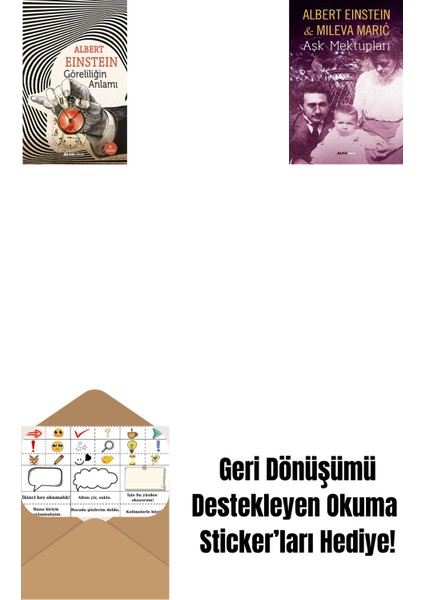 Göreliliğin Anlamı + Aşk Mektupları + Okuma Sticker'ları