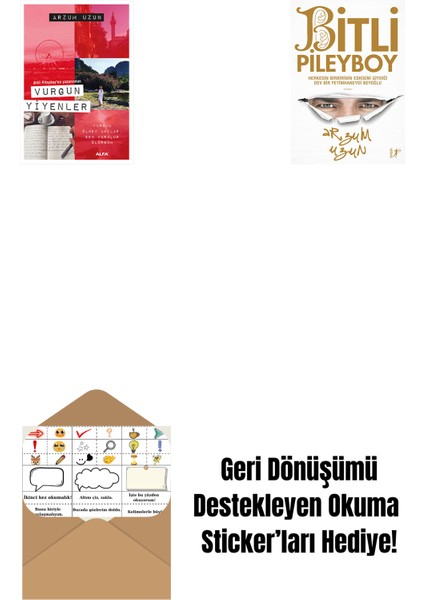 Vurgun Yiyenler + Bitli Pileyboy + Okuma Sticker'ları