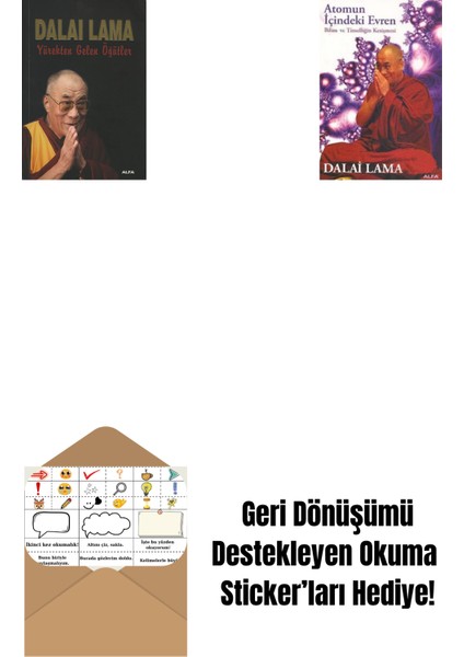 Yürekten Gelen Öğütler + Atomun Içindeki Evren + Okuma Sticker'ları