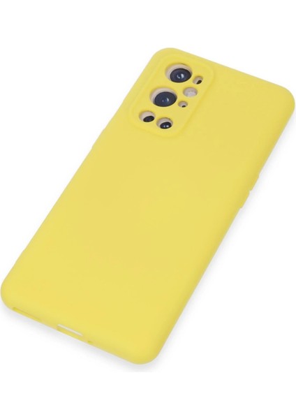 Newface One Plus 9 Pro Kılıf Nano Içi Kadife Silikon - Sarı