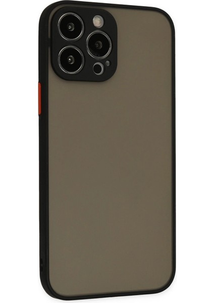 Newface iPhone 13 Pro Kılıf Montreal Silikon Kapak - Siyah