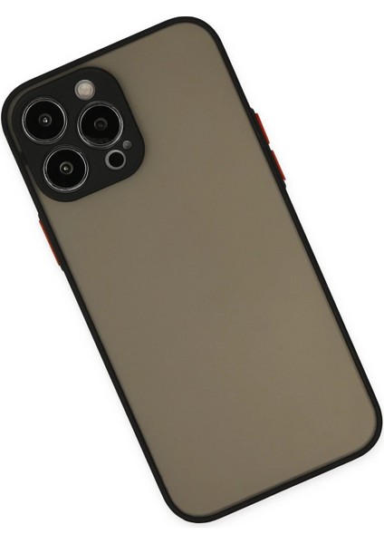Newface iPhone 13 Pro Kılıf Montreal Silikon Kapak - Siyah