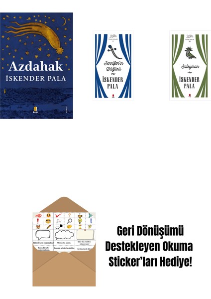 Azdahak + Jennifer’ın Düğünü (Ciltli) + Süleyman (Ciltli) + Okuma Sticker'ları