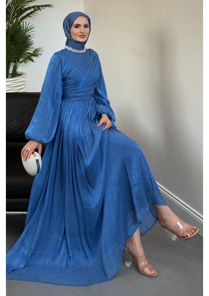 Cyrus Boynu Taşlı Mavi fiyatları