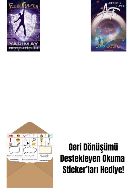 Yarım Ay Dedektiflik + Artemis Fowl 1 + Okuma Sticker'ları