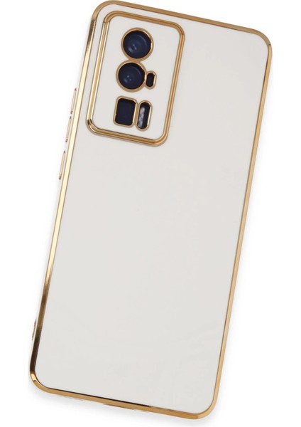 Newface Xiaomi Poco F5 Pro Kılıf Volet Silikon - Beyaz modelleri