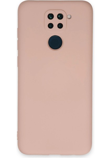 Newface Xiaomi Redmi Note 9 Kılıf Nano Içi Kadife Silikon - Pudra