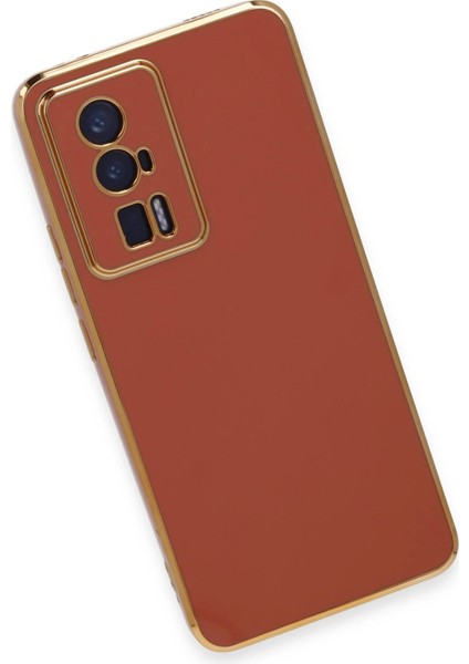 Newface Xiaomi Poco F5 Pro Kılıf Volet Silikon - Kırmızı modelleri