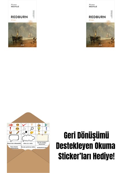 Redburn - Ilk Seferi (Ciltli) + Redburn - Ilk Seferi + Okuma Sticker'ları