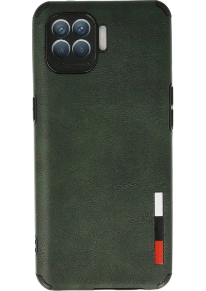 Newface Oppo Reno 4 Lite Kılıf Loop Deri Silikon - Yeşil