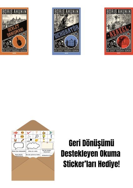Devlet Danışmanı + Dekoratör + Azazel + Okuma Sticker'ları