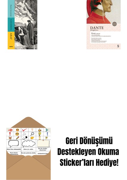 Ilahi Komedya - Araf + Rime Şiirler + Okuma Sticker'ları