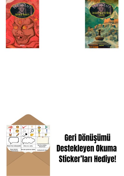 Dunwich Dehşeti + Charles Dexter Ward Vakası + Okuma Sticker'ları