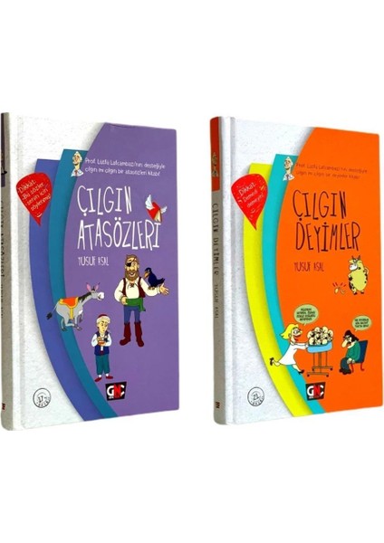 Yusuf Asal Çılgın Atasözleri + Çılgın Deyimler (2 Kitap)