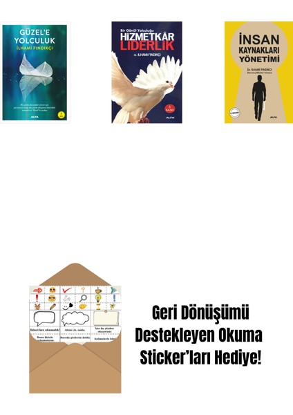Güzel'e Yolculuk + Hizmetkâr Liderlik + Insan Kaynakları Yönetimi + Okuma Sticker'ları