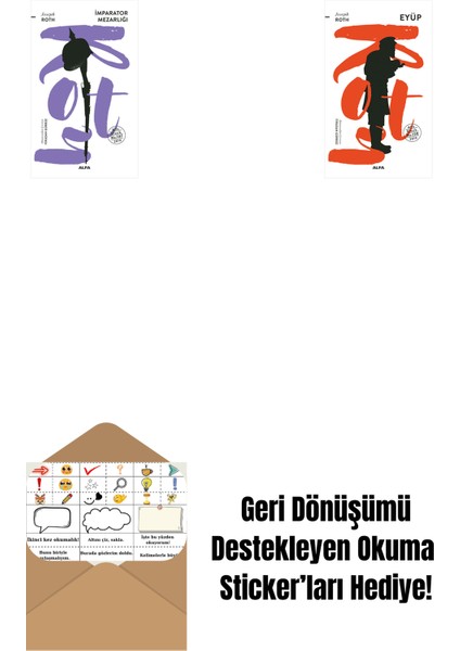 Imparator Mezarlığı + Eyüp + Okuma Sticker'ları