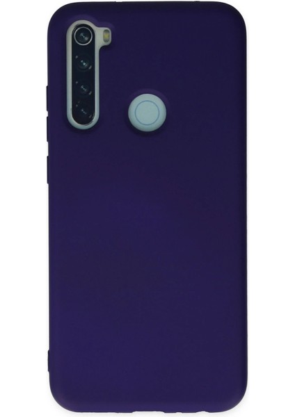 Newface Xiaomi Redmi Note 8 Kılıf Nano Içi Kadife Silikon - Mor