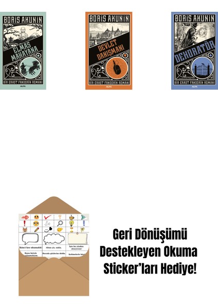 Elmas Mahayana + Devlet Danışmanı + Dekoratör + Okuma Sticker'ları