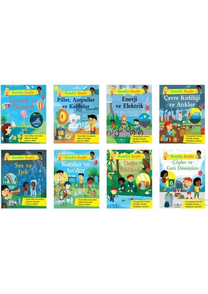 Kendin Keşfet Serisi 8 Kitap (8-12 Yaş)