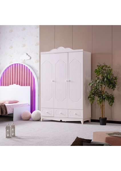 Flower Bebek Odası Takımı - Beyaz fiyatları
