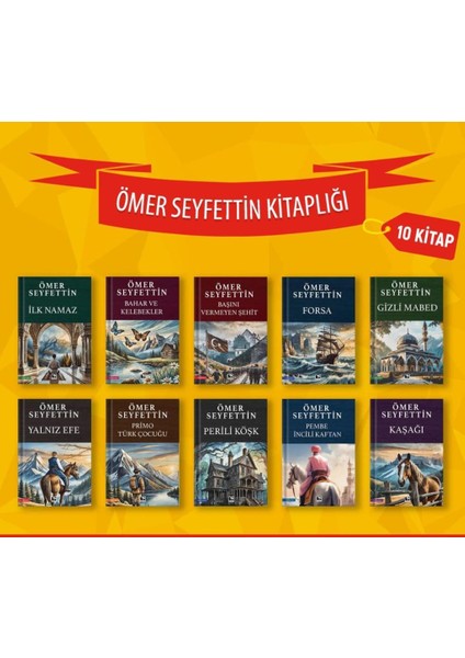 Çınaraltı Ömer Seyfettin Hikayeleri 10 Kitap