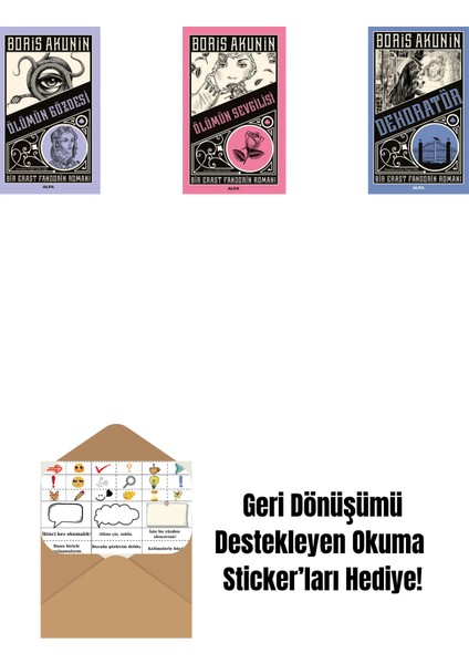 Ölümün Gözdesi + Ölümün Sevgilisi + Dekoratör + Okuma Sticker'ları