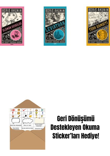 Ölümün Sevgilisi + Leviathan + Türk Gambiti + Okuma Sticker'ları