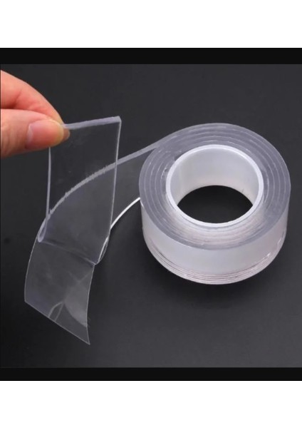 Çift Taraflı Şeffaf Bant 3cm x 2m 1 Adet fiyatları