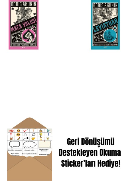 Maça Valesi + Leviathan + Okuma Sticker'ları