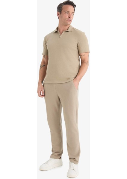 Regular Fit Eşofman Altı Beli Bağcıklı Cep Detaylı Düz Paça D9701AX25SP