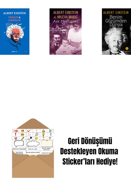 Fikirler ve Görüşler + Aşk Mektupları + Benim Gözümden Dünya + Okuma Sticker'ları