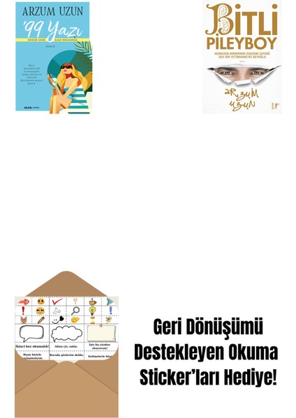 99 Yazı + Bitli Pileyboy + Okuma Sticker'ları