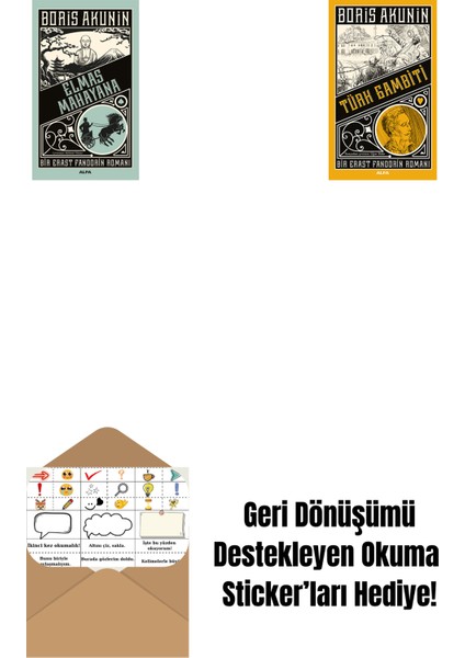 Elmas Mahayana + Türk Gambiti + Okuma Sticker'ları