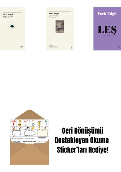 Doğu Öyküleri + Yeni Cahiller + Leş (Bez Ciltli) + Okuma Sticker'ları