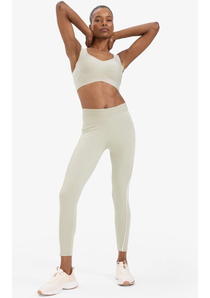 Fit Yüksek Bel Biye Detaylı Toparlayıcı Sporcu Tayt D7831AX25SP fiyatları