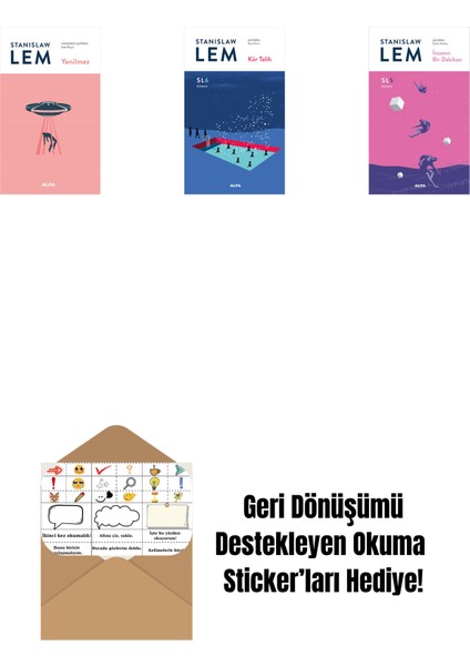 Yenilmez + Kör Talih (Sl6) + Insanın Bir Dakikası (Sl5) + Okuma Sticker'ları