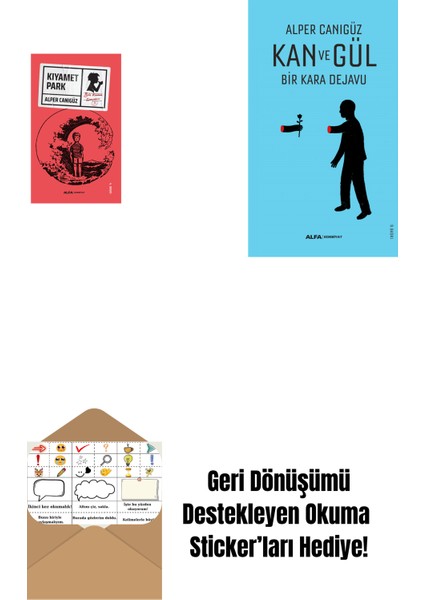 Kıyamet Park + Kan ve Gül + Okuma Sticker'ları