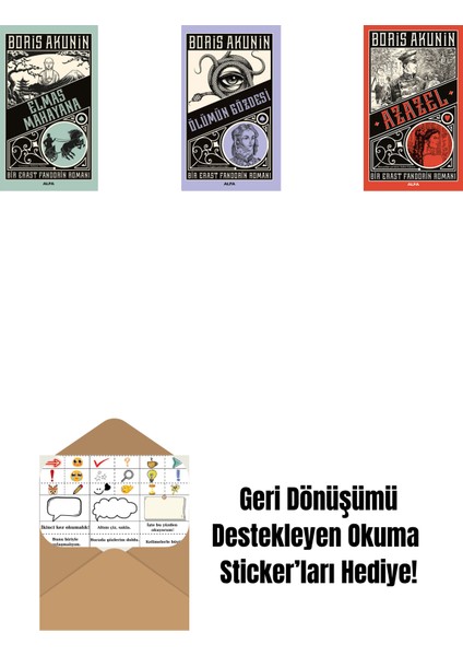 Elmas Mahayana + Ölümün Gözdesi + Azazel + Okuma Sticker'ları