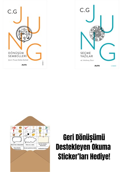 Dönüşüm Sembolleri + Jung Seçme Yazılar + Okuma Sticker'ları