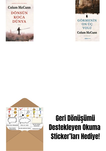 Dönsün Koca Dünya + Görmenin On Üç Yolu + Okuma Sticker'ları