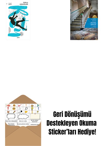 Toplu Hikayeler + Hotel Savoy + Okuma Sticker'ları