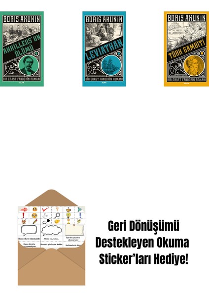 Ahhilleus’un Ölümü + Leviathan + Türk Gambiti + Okuma Sticker'ları