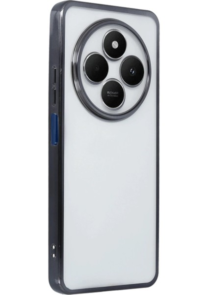 Newface Xiaomi Redmi 14C Kılıf Razer Lensli Silikon - Siyah